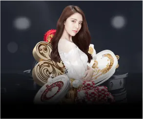 Tổng quan bàn chơi Baccarat với chip và bài tại cmm88